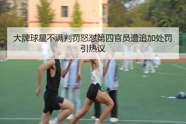 大牌球星不满判罚怒怼第四官员遭追加处罚引热议